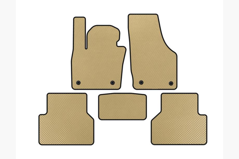 Audi Q3 2011-2019 Tapis de sol EVA (Beige) Image