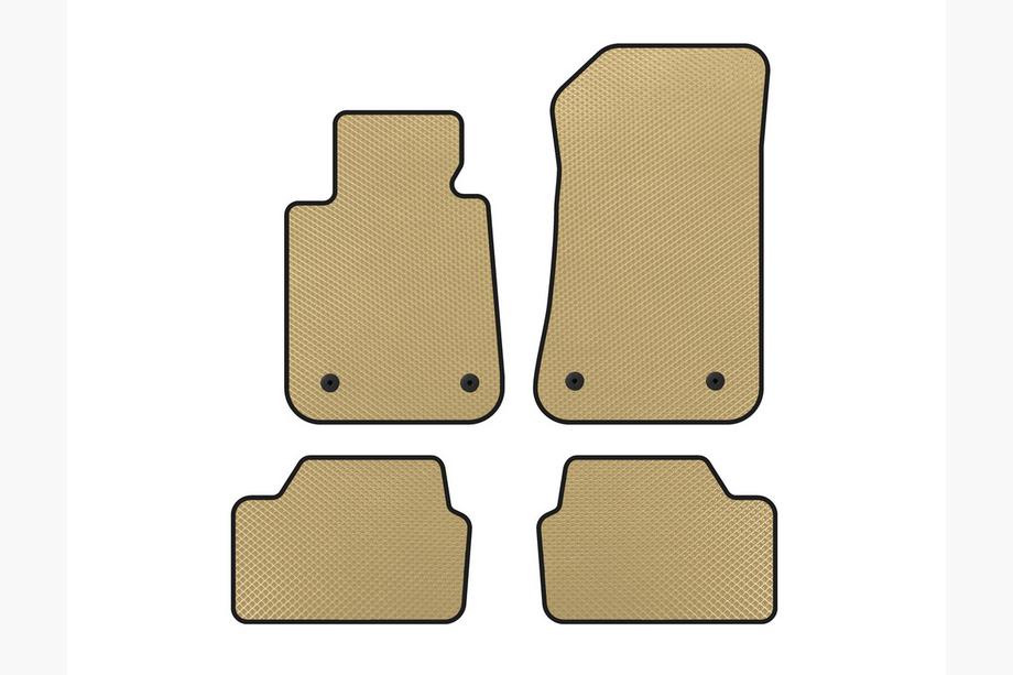 BMW 1 Series E81/E82/E87/E88 2004-2011 Tapis de sol EVA (Beige) Image