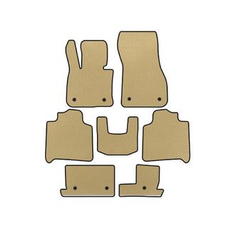 Tapis de sol EVA (Pour F46, 3 Rangées, Beige) BMW 2 Series Active Tourer F45/F46 2014-2021