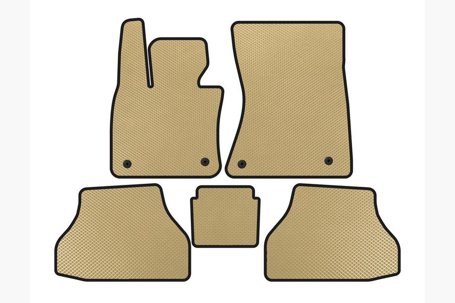 BMW X6 E71 2008–2014 Tapis de sol EVA V2 (Beige) Image