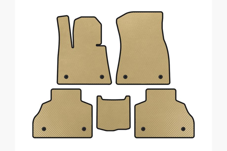 BMW X7 G07 2019- Tapis de sol EVA (2 Rangées, Beige) Image