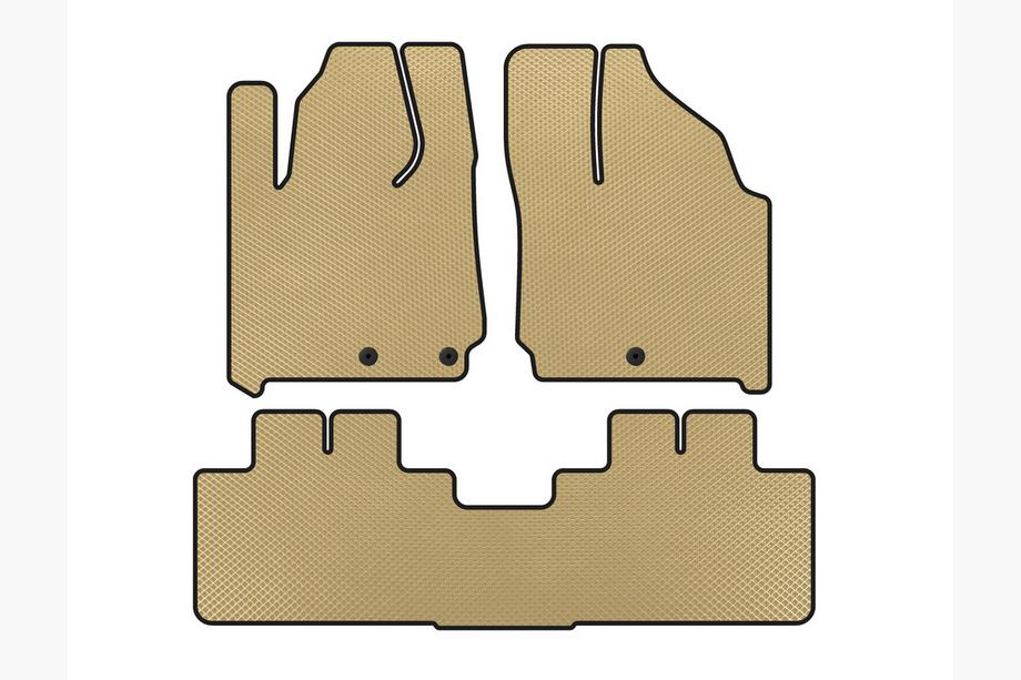 Cadillac SRX 2010-2016 Tapis de sol EVA (Beige) Image