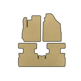 Tapis de sol EVA (2 Rangées, Beige) Jetour X70 2018-