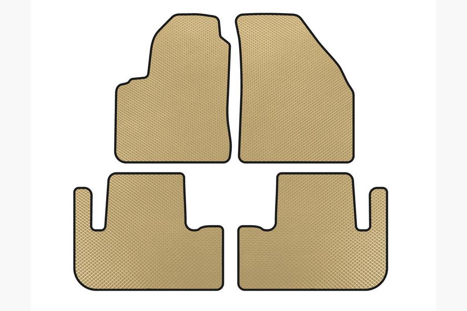 Chevrolet Tacuma/Rezzo 2000-2008 Tapis de sol EVA (Beige) Image