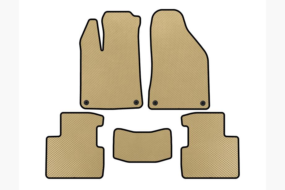 Chrysler 200 II 2014-2017 Tapis de sol EVA (SD, Beige) Image