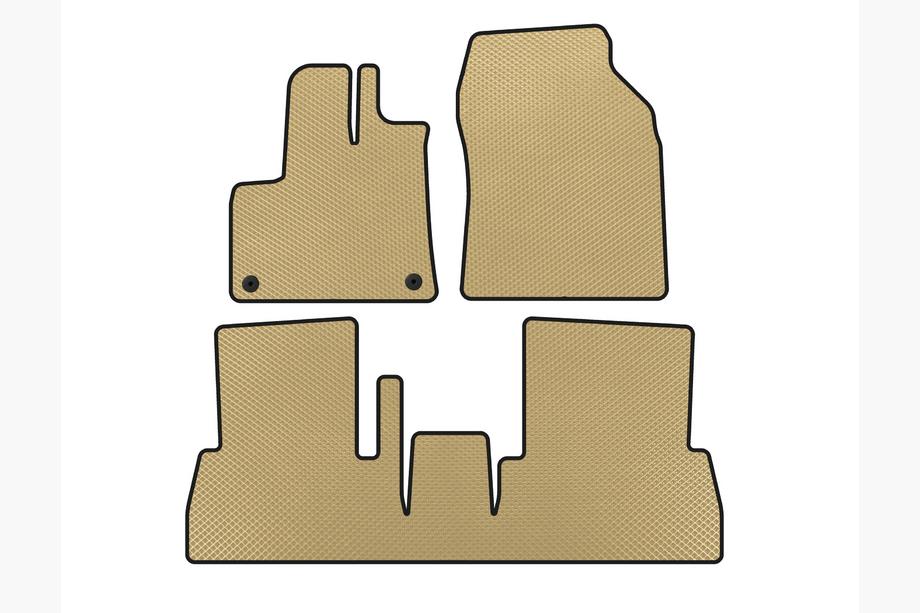 Citroen Berlingo/Multispace 2018- Tapis de sol EVA (Boîte Manuelle, Beige) Image