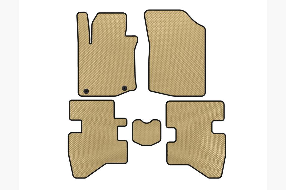 Citroen C-1 2005-2014 Tapis de sol EVA (HB, Beige) Image