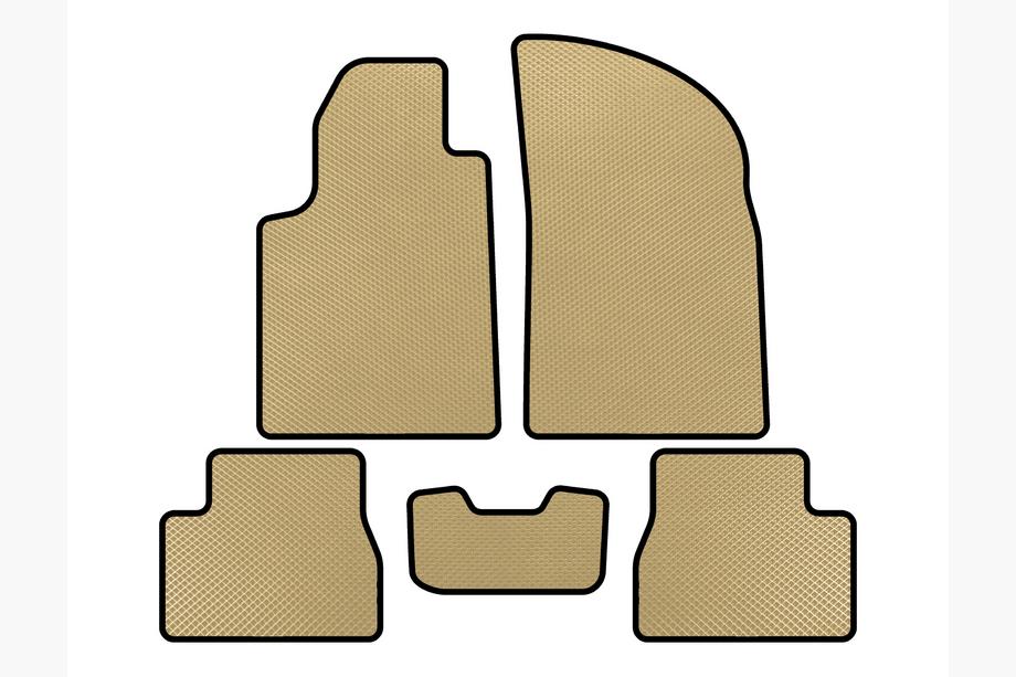 Citroen C-3 2002-2009 Tapis de sol EVA (Beige) Image