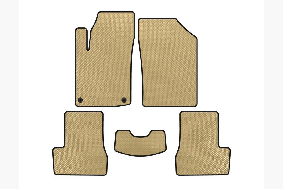 Citroen C-3 2009–2016 Tapis de sol EVA (HB, Beige) Image