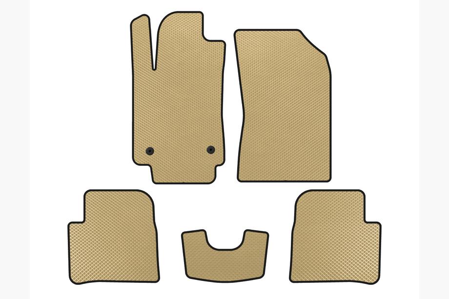 Citroen C-3 2016-2023 Tapis de sol EVA (HB, Beige) Image