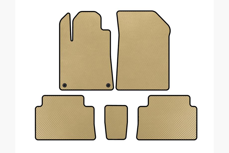 Citroen C-5 2001-2008 Tapis de sol EVA (Beige) Image