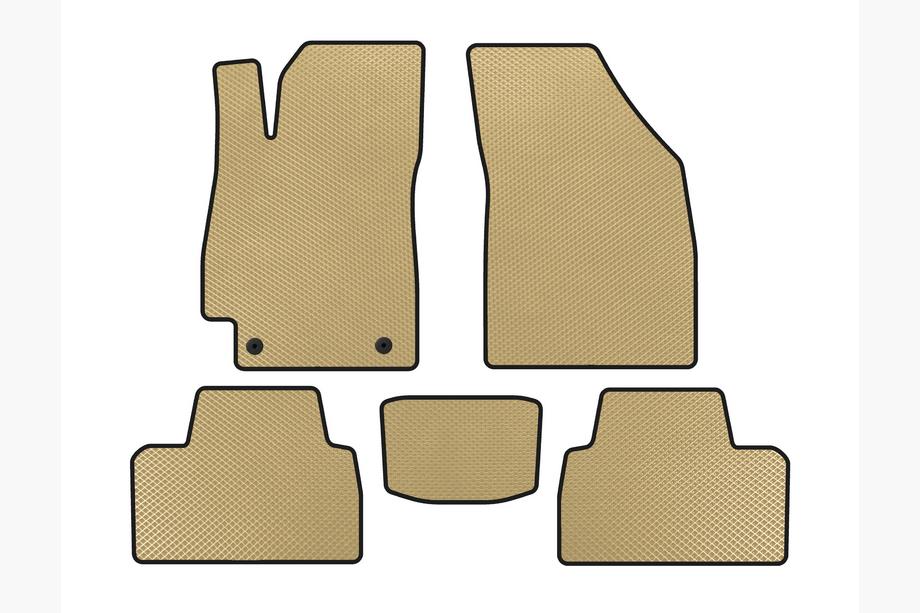 Daewoo Nubira 1997-1999 Tapis de sol EVA (SD, Beige) Image
