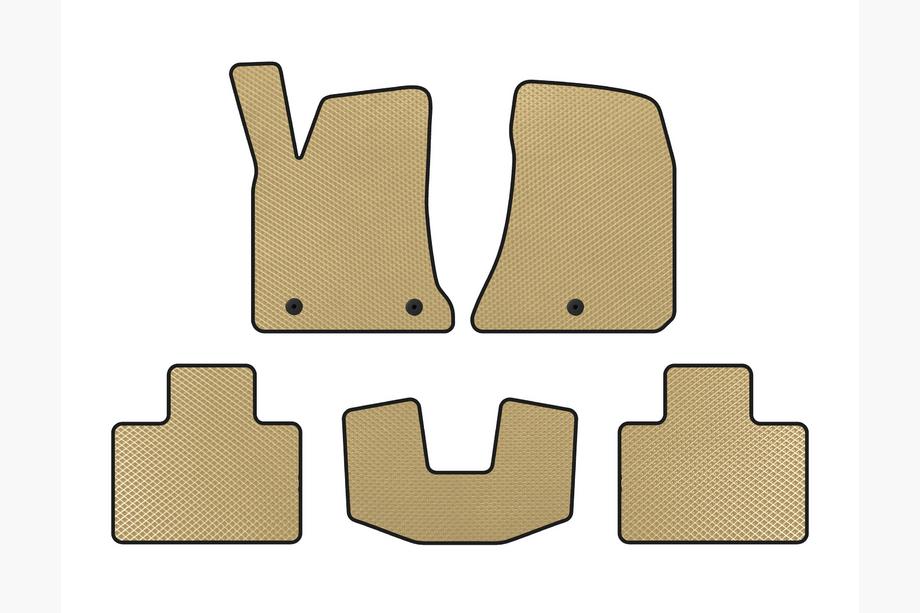 Dodge Charger 2010-2023 Tapis de sol EVA (2015-2023, SD, Beige) Image