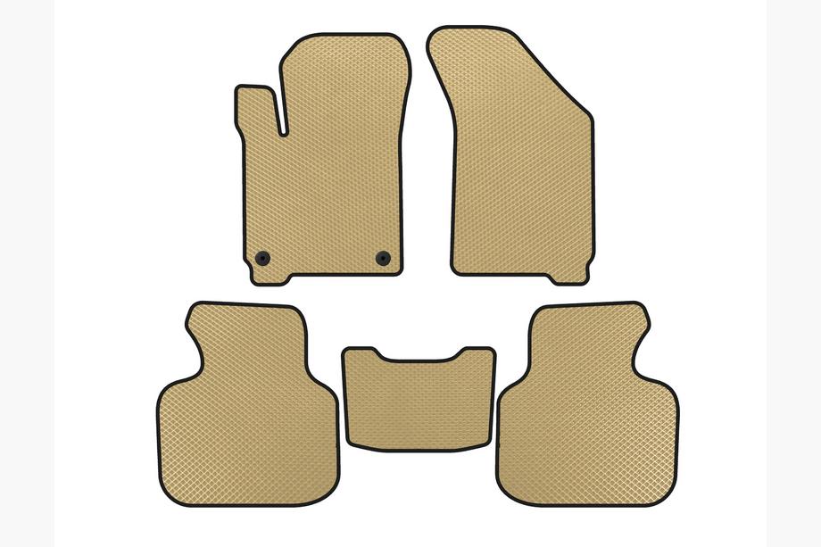 Dodge Journey 2008-2020 Tapis de sol EVA (2011-2020, 7 places, Beige) Image