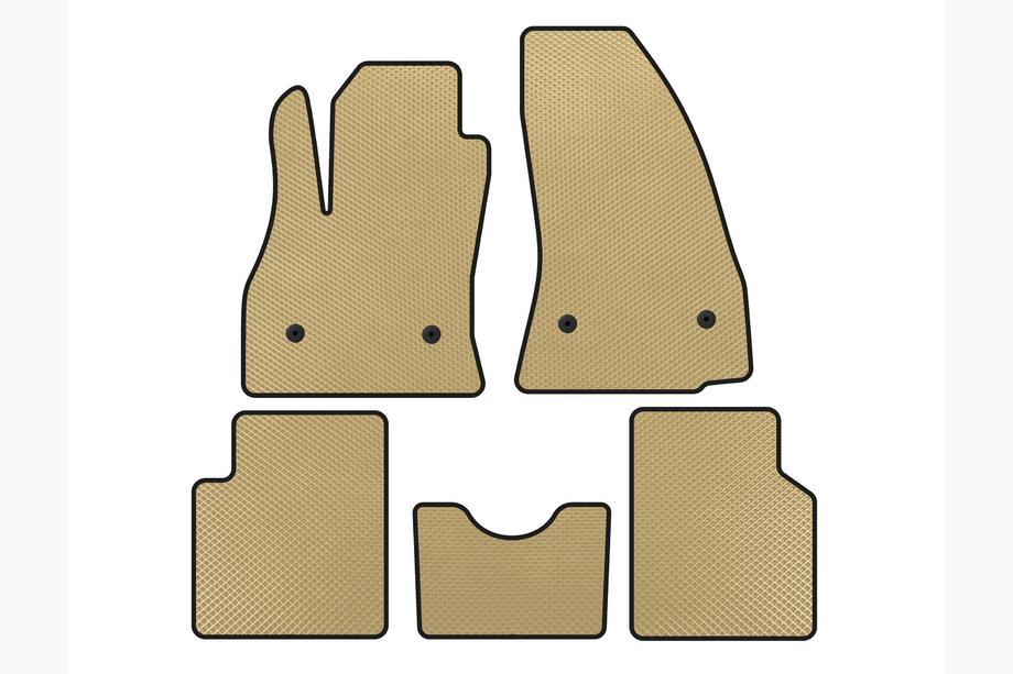 Fiat 500/500L 2013-2022 Tapis de sol EVA (pour 500L, Beige) Image