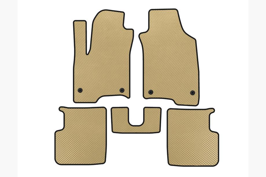 Fiat Panda 2011-2023 Tapis de sol EVA (Beige) Image