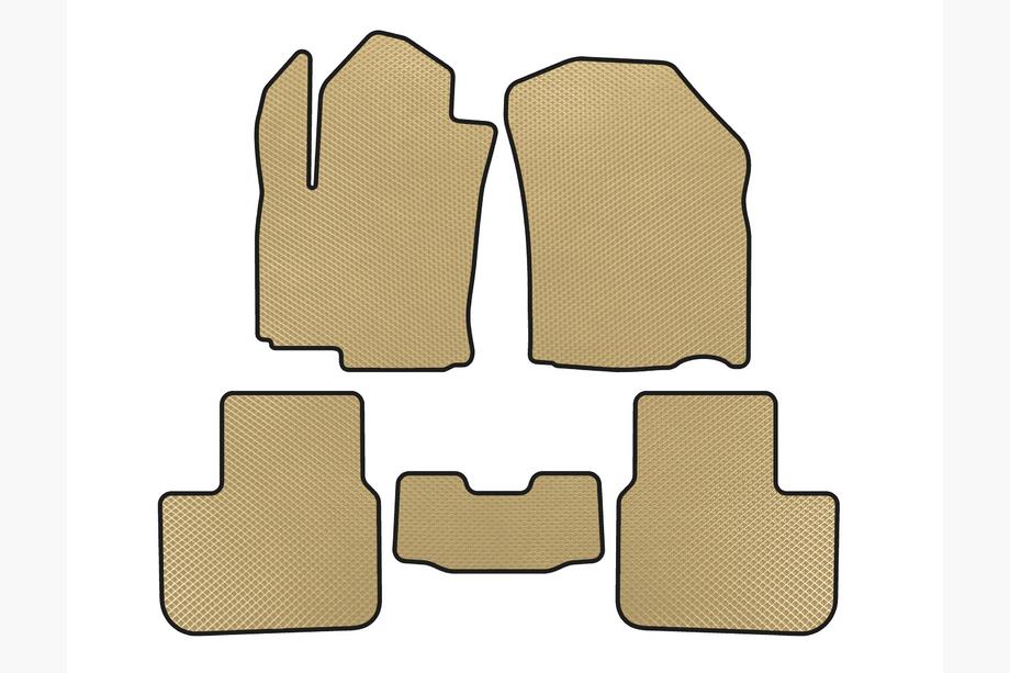 Fiat Sedici 2006-2014 Tapis de sol EVA (HB, Beige) Image