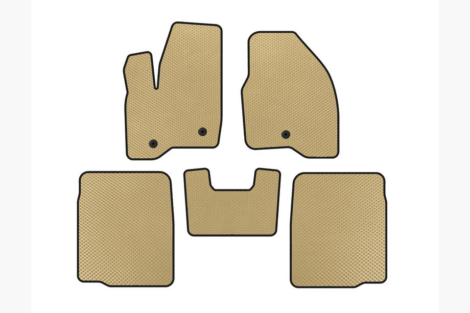 Ford Explorer 2011-2019 Tapis de sol EVA (2 Rangées, 2011-2015, Beige) Image