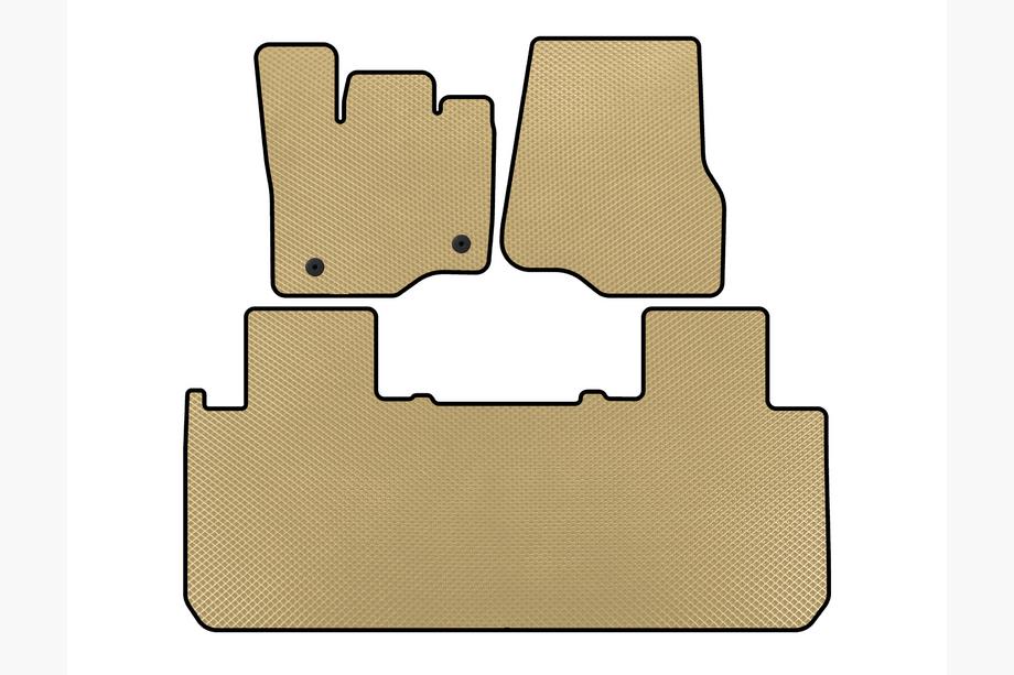 Ford F-150 2014-2021 Tapis de sol EVA (Beige) Image