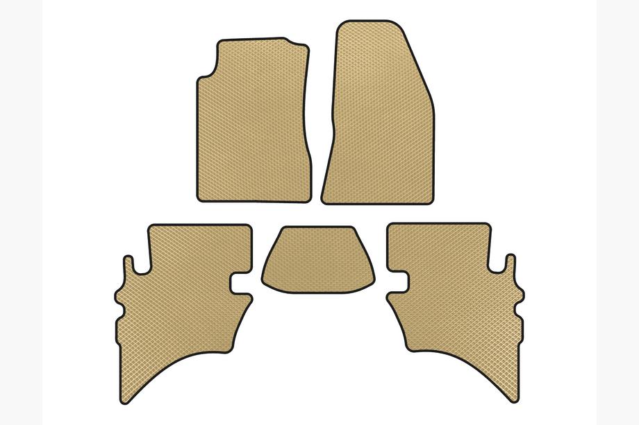 Ford Ranger 2002-2006 Tapis de sol EVA (Beige) Image