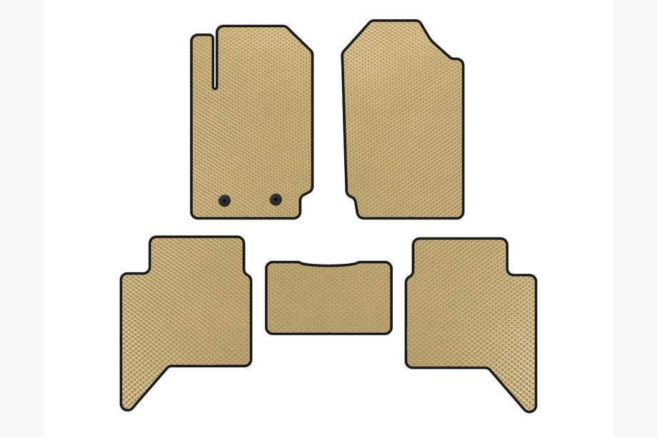 Ford Ranger 2011–2022 Tapis de sol EVA (Beige) Image