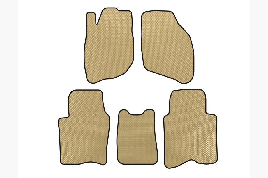 Honda City 2002-2008 Tapis de sol EVA (SD, Beige) Image
