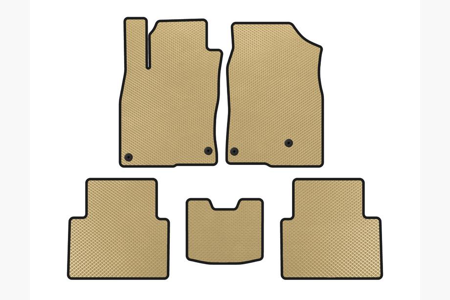 Honda Civic Sedan X 2016-2021 Tapis de sol EVA (SD, Beige) Image