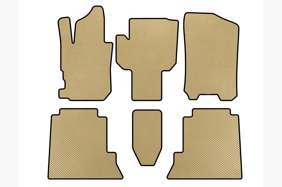 Honda FR-V 2004-2009 Tapis de sol EVA (Beige) Image