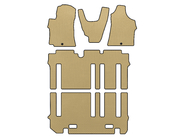 Hyundai H300, H1, Starex 2008-2020 Tapis de sol EVA (habitacle complet, Beige) photo 1