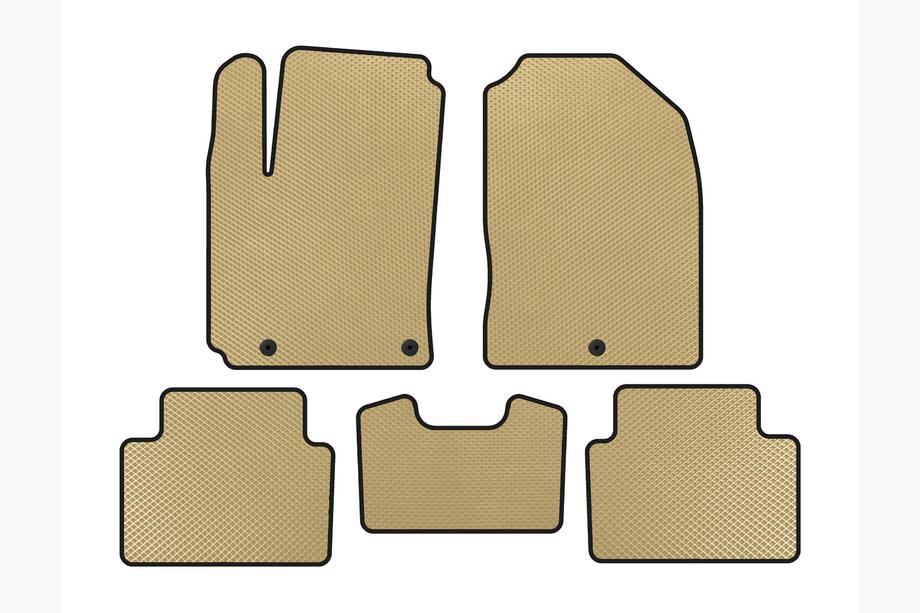 Hyundai Kona 2017-2023 Tapis de sol EVA (Essence, Beige) Image