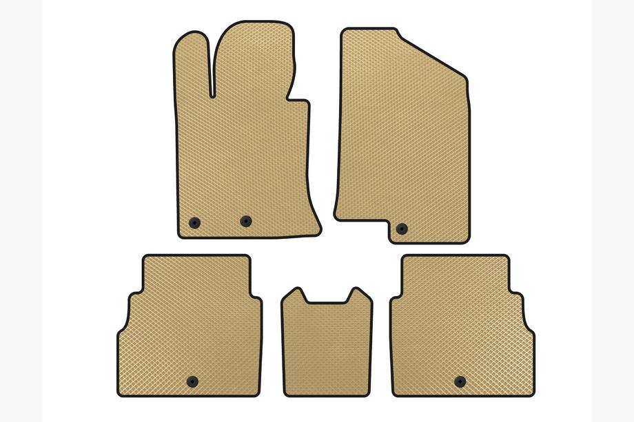 Hyundai Sonata YF 2010-2014 Tapis de sol EVA V2 (Beige) Image