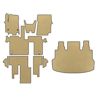 Tapis de sol EVA (habitacle complet, 1+1, 5/9 places, Beige)