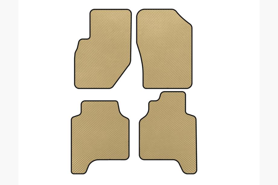Hyundai Terracan 2001-2007 Tapis de sol EVA (Beige) Image