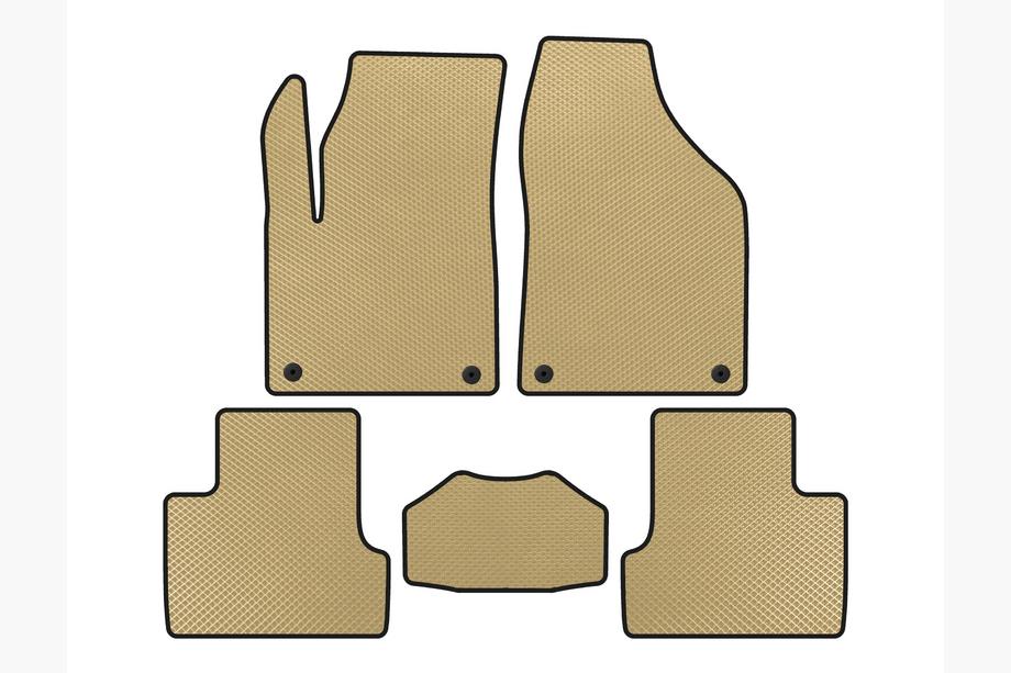 Jeep Cherokee KL 2013- Tapis de sol EVA (à partir de 2018, Beige) Image