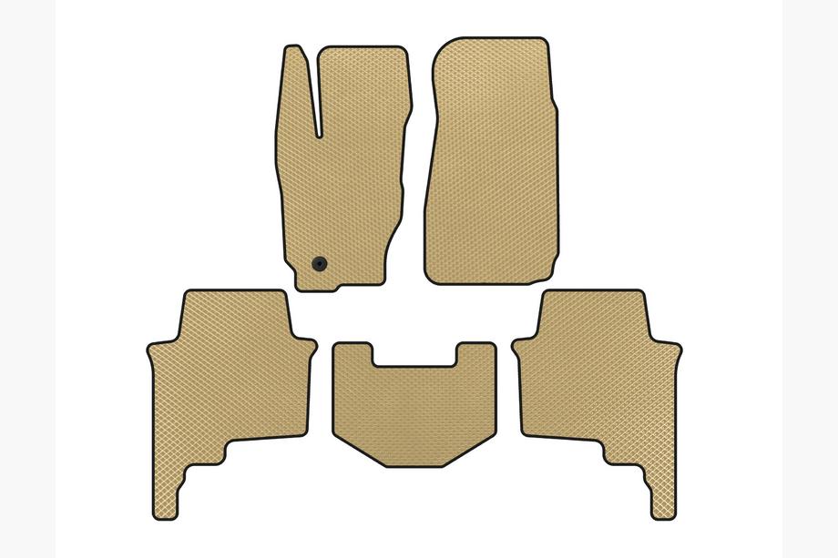 Jeep Commander 2005-2010 Tapis de sol EVA (Beige) Image