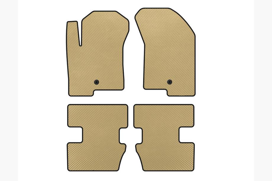 Jeep Compass 2006-2016 Tapis de sol EVA (2006-2011, Beige) Image