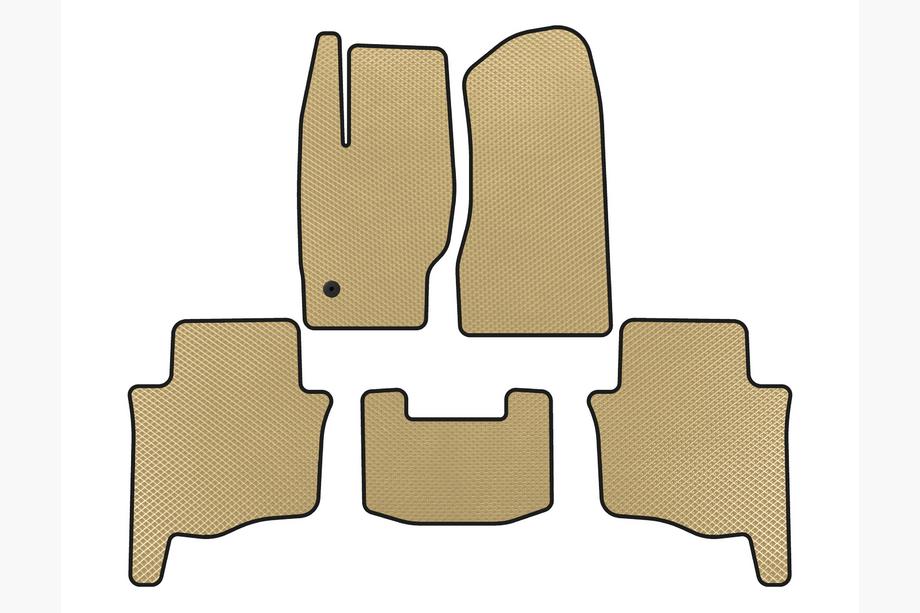 Jeep Grand Cherokee WK 2004-2010 Tapis de sol EVA (Beige) Image
