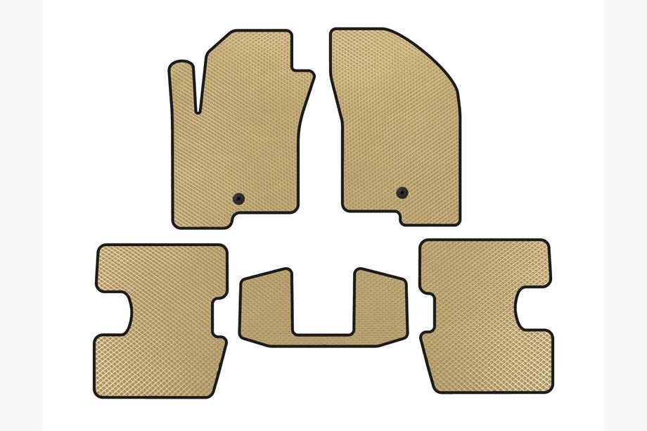 Jeep Patriot 2007-2016 Tapis de sol EVA (Beige) Image