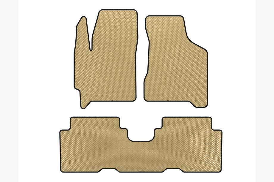 Kia Carens 1999-2012 Tapis de sol EVA (Beige) Image
