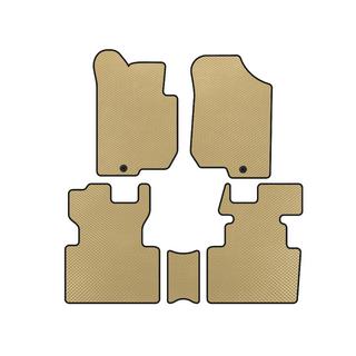 Tapis de sol EVA (2006-2012, 2 rangées, 7 places, Beige)