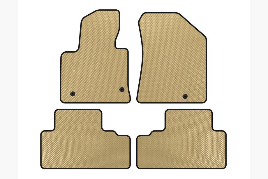 Kia Carens 2012- Tapis de sol EVA (Beige) Image