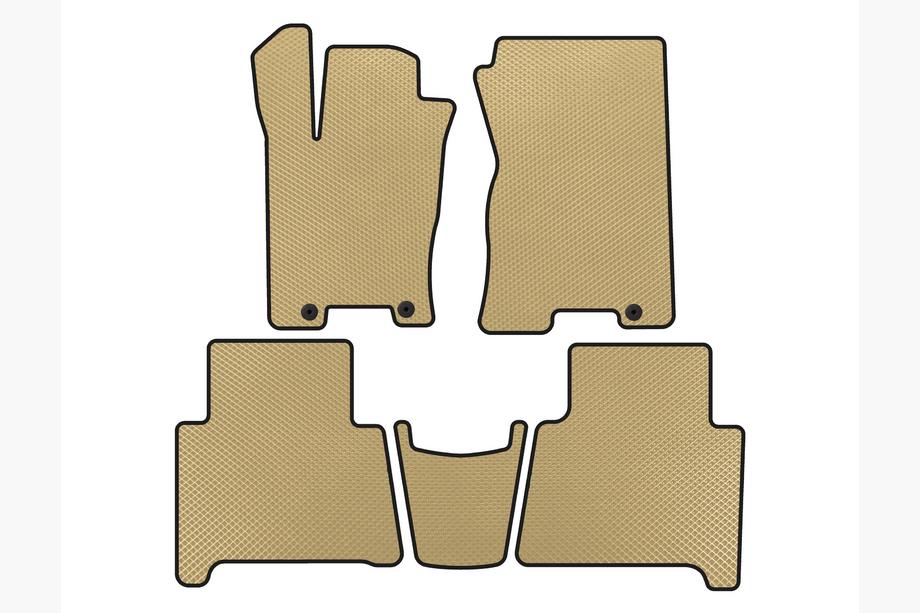 Kia Mohave 2008-2016 Tapis de sol EVA (Beige) Image