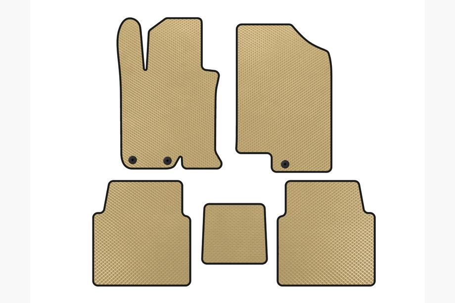 Kia Optima 2010-2016 Tapis de sol EVA V-1 (SD, Beige) Image