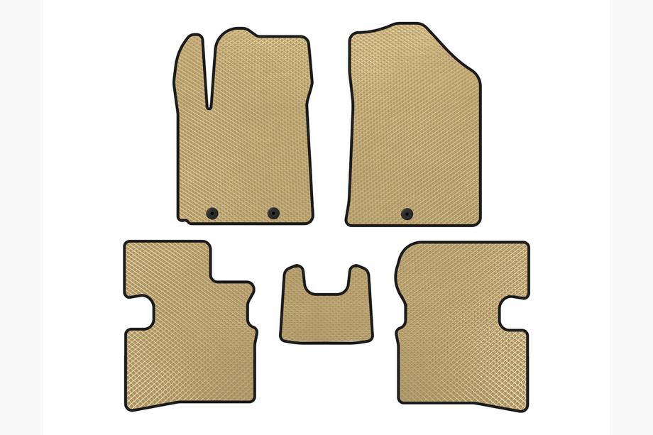 Kia Picanto 2004-2011 Tapis de sol EVA (2009-2011, HB, Beige) Image