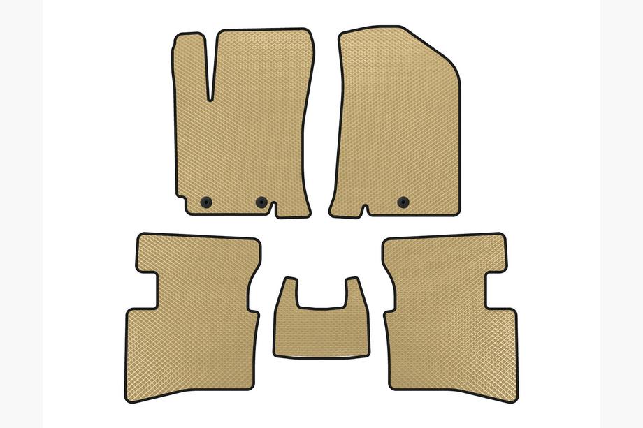 Kia Rio 2012-2017 Tapis de sol EVA V2 (Beige) Image