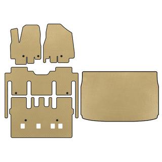 Tapis de sol EVA (habitacle complet, 8 places, Beige)
