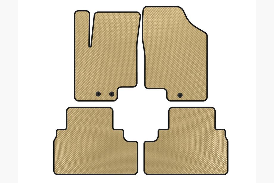 Kia Venga 2010-2019 Tapis de sol EVA (Beige) Image