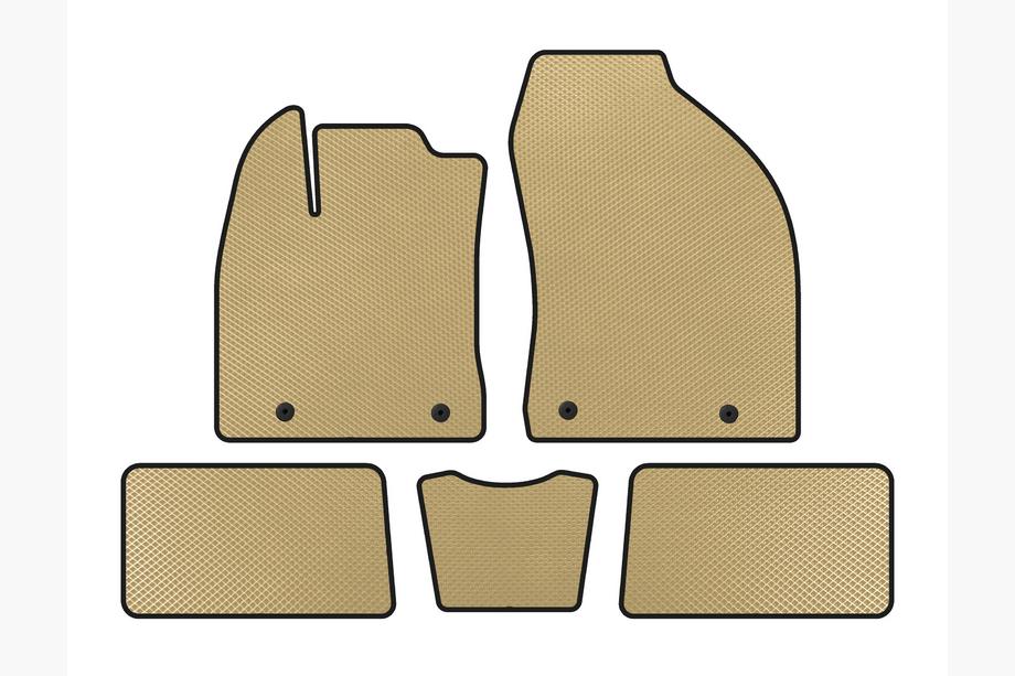 Lexus CT200H 2011-2022 Tapis de sol EVA (HB, Hybride, Beige) Image