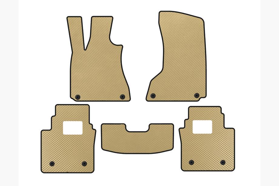 Maserati Quattroporte 2013-2023 Tapis de sol EVA (SD, Beige) Image