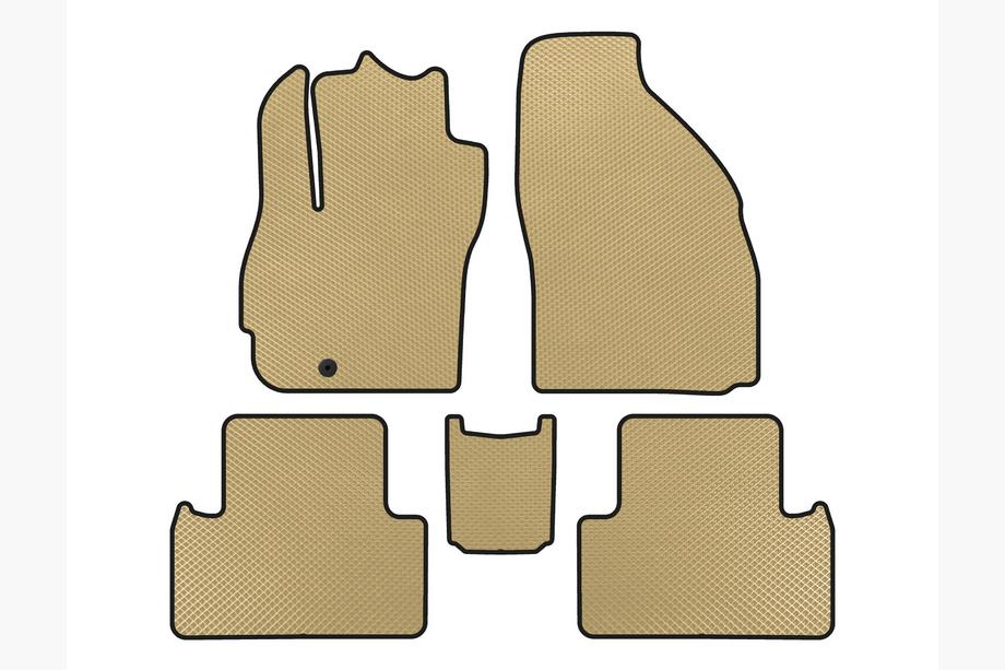 Mazda 5 2005-2009 Tapis de sol EVA (2 Rangées, 7 Places, Beige) Image